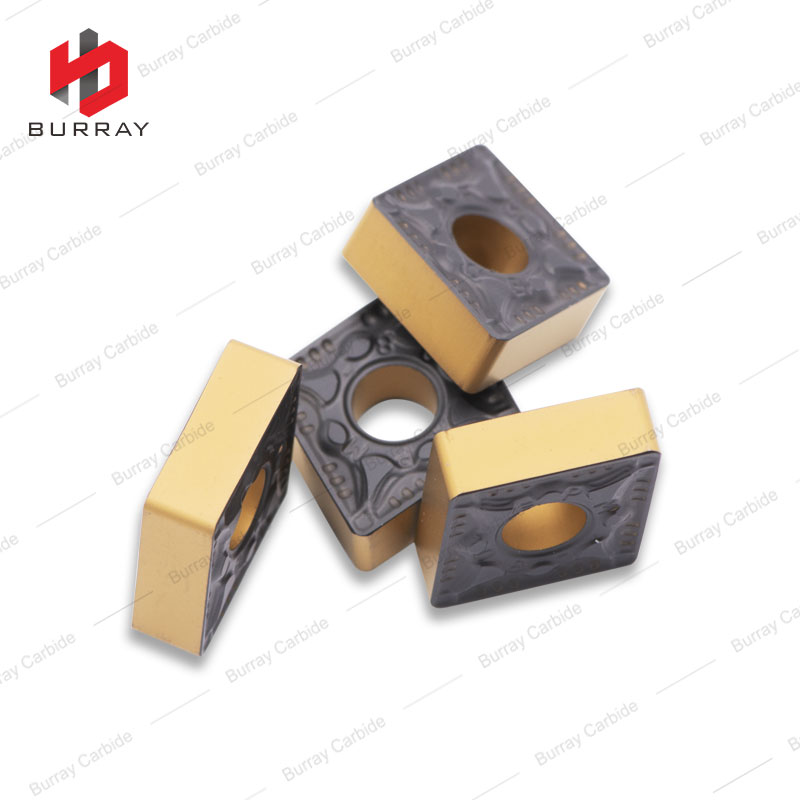 CNMG120408-PM Carbide Inserts With Bi-color Coating For Steel or Cast Iron