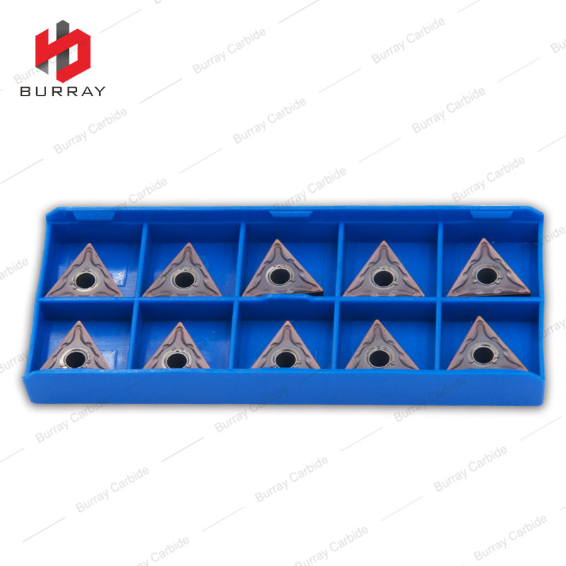 TNMG160404-MA Tungsten Carbide Insert with Purplish Red PVD Coating Carbide Turning Inserts
