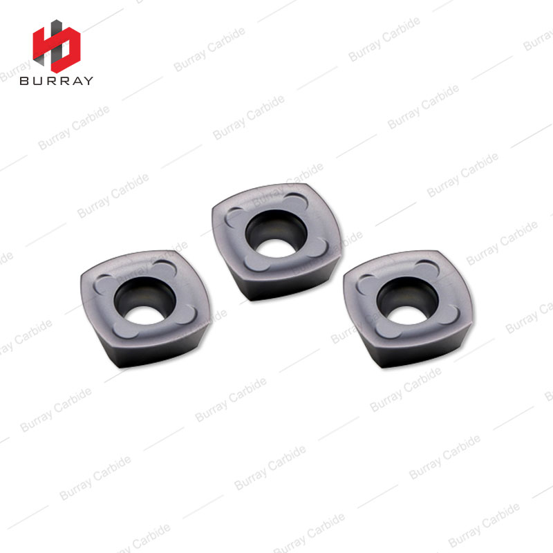 SDMT1205ZTN-FM Tungsten Carbide Milling Insert with PVD Coating