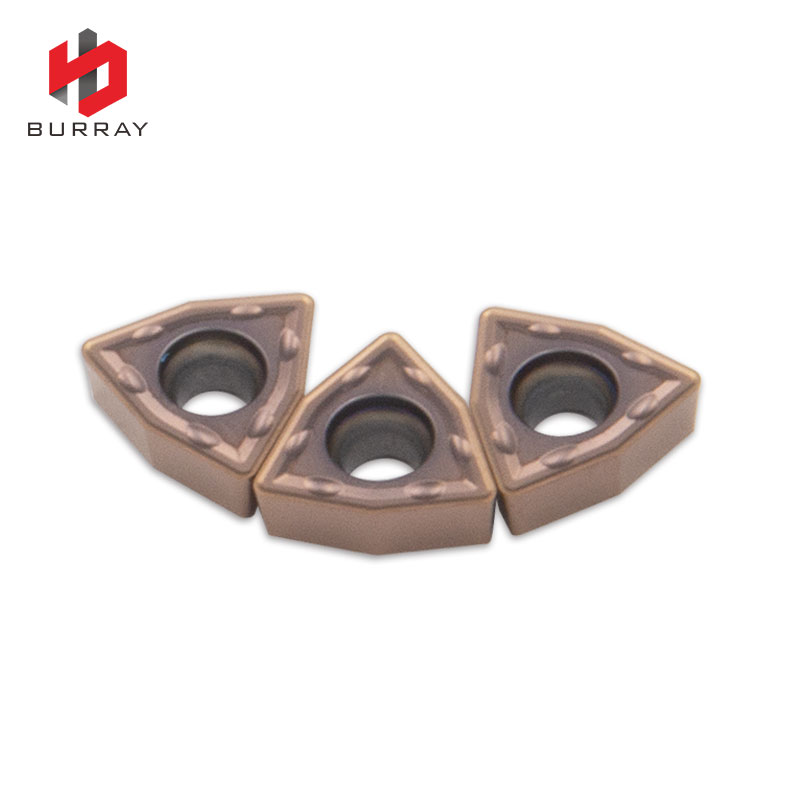 WCMX06T308-ZY Carbide Milling Inserts Milling Tools with Bronze PVD Coating for U-drill