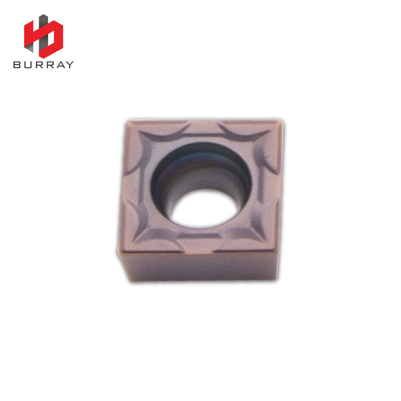 SCMT120404-TF Carbide Inserts CNC Turning Lathe Tungsten Cutting Tools with Purplish Red Coating for Steel