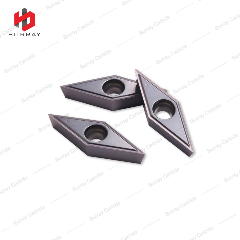 VBMT160402-LF Indexable Tungsten Carbide Turning Insert with PVD Coating