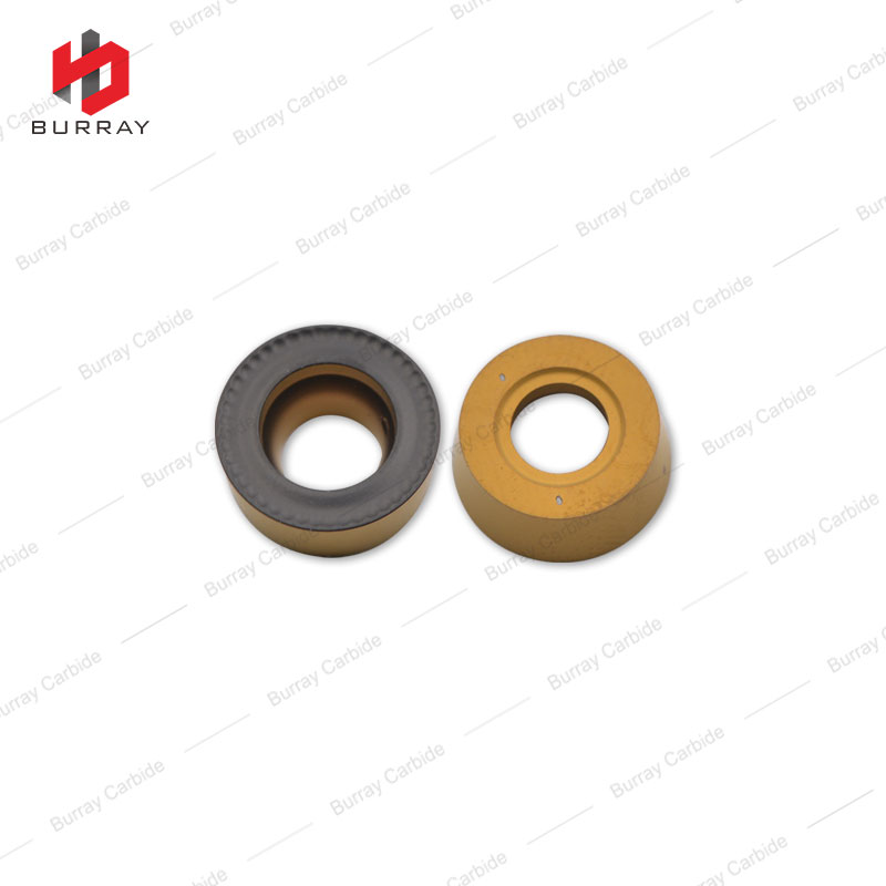 RCMT10T3MO High Strength Bi-color CVD Coated Round Insert Turning Insert for Cutting Steel