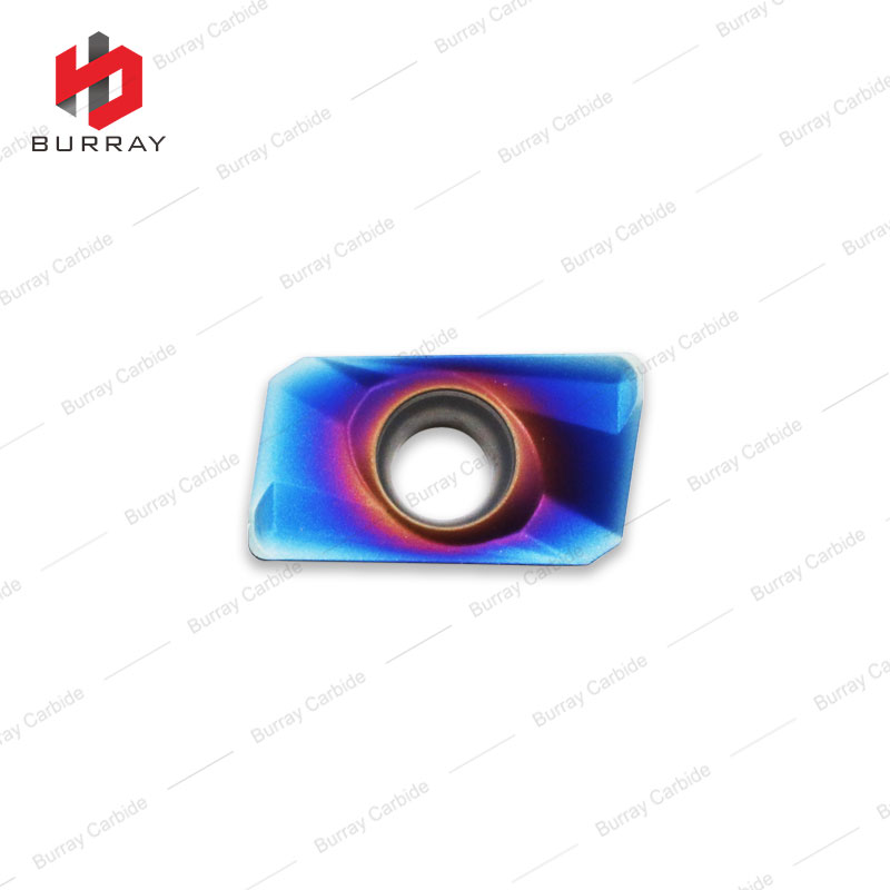 APMT1604PDER-H2 APMT Tungsten Carbide Milling Inserts with Nano Blue Coating For Stainless Steel Machining