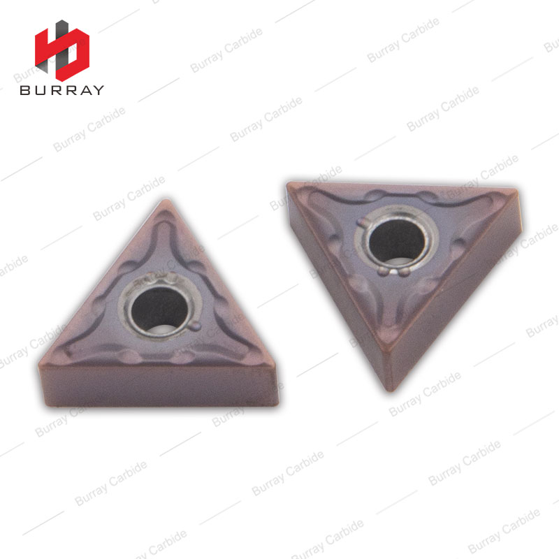 TNMG160404-MA Tungsten Carbide Insert with Purplish Red PVD Coating Carbide Turning Inserts