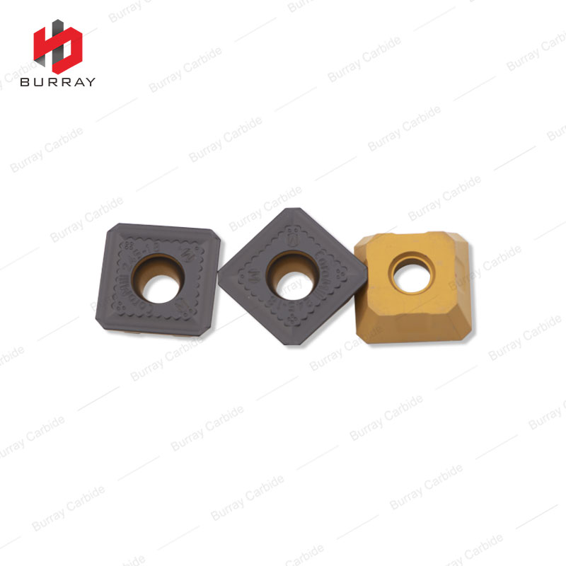 R245-18T6M-MM Tungsten Carbide Face Milling Inserts with Double Color Coating